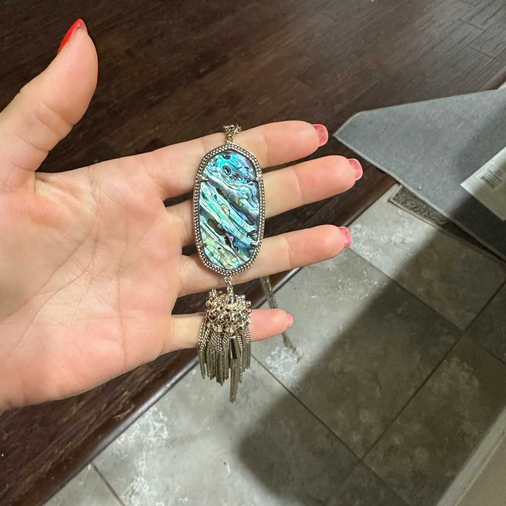 Kendra Scott Rayne Necklace with Abalone